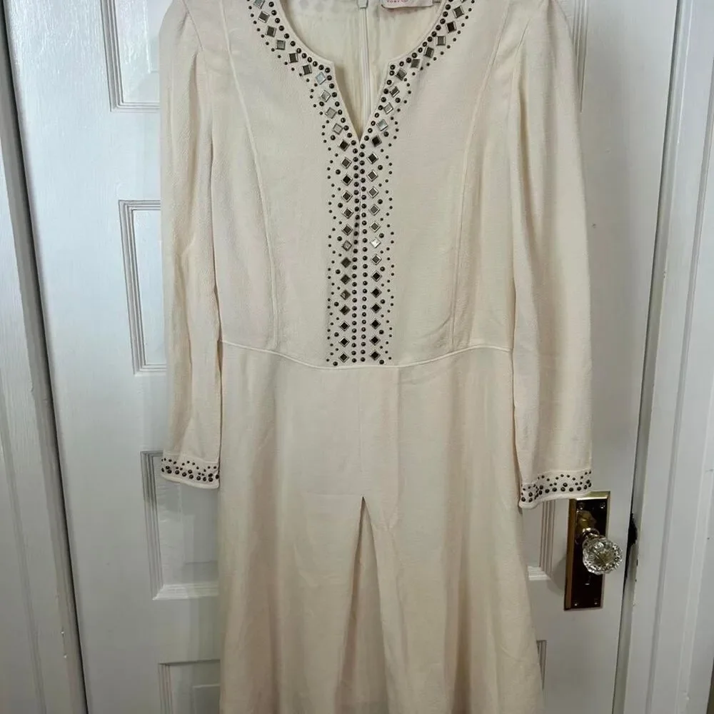 Tory-burch Women's Cream and White Dress